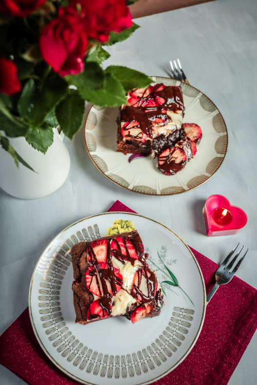 Brownie eperrel, likőrrel