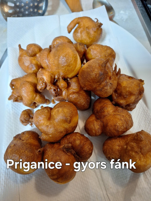 Priganice – gyors fánk