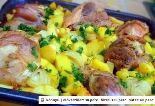 Csülök pékné módra recept
